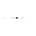 JEUX BRACELET AGATE PINK GOLD 1 DIAMOND