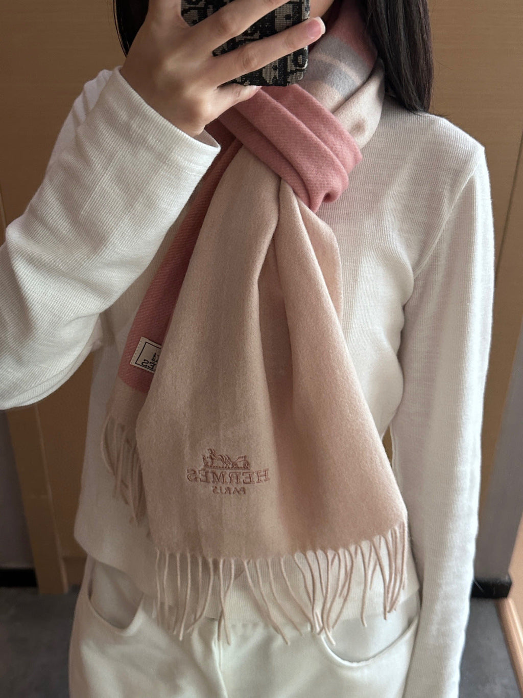 HERMES HERMES 25S SCARF 190 IN CASERE 991973