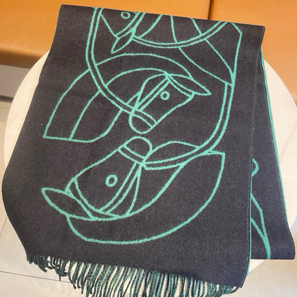 HERMES HERMES 25S SCARF 195 IN CASERE 989850