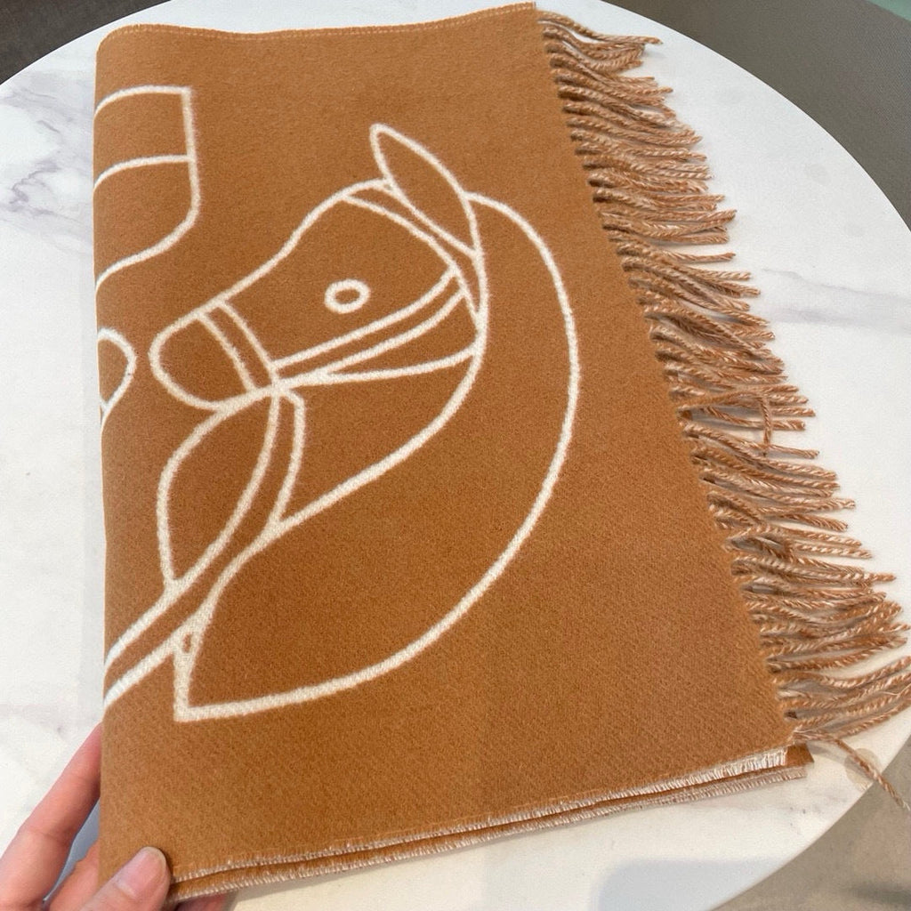 HERMES HERMES 25S SCARF 195 IN CASERE 989851