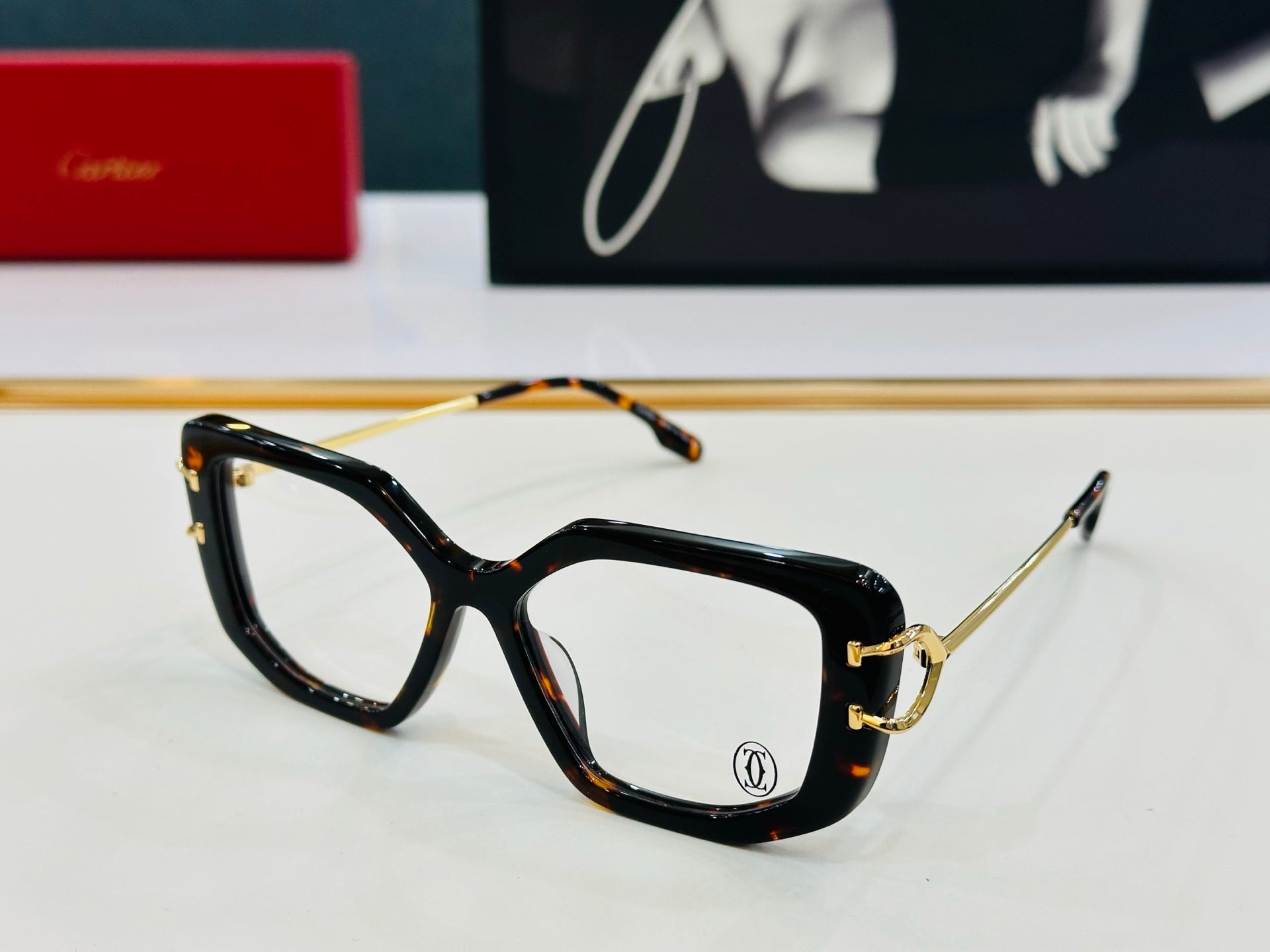 SQUARE FRAME SUNGLASSES CT0531S IN ACETATE AND METAL