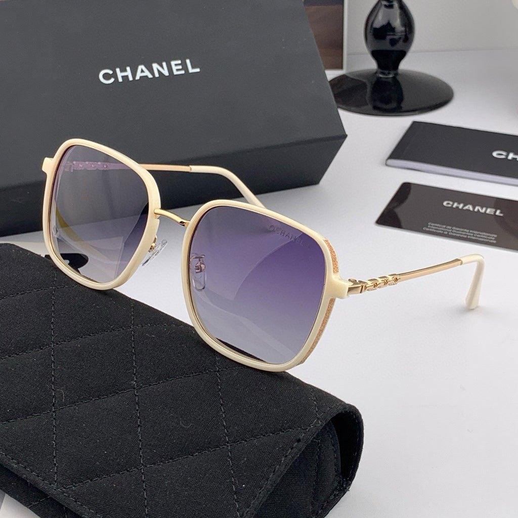 CHANEL SQUARE SUNGLASSES CH0826 IN METAL
