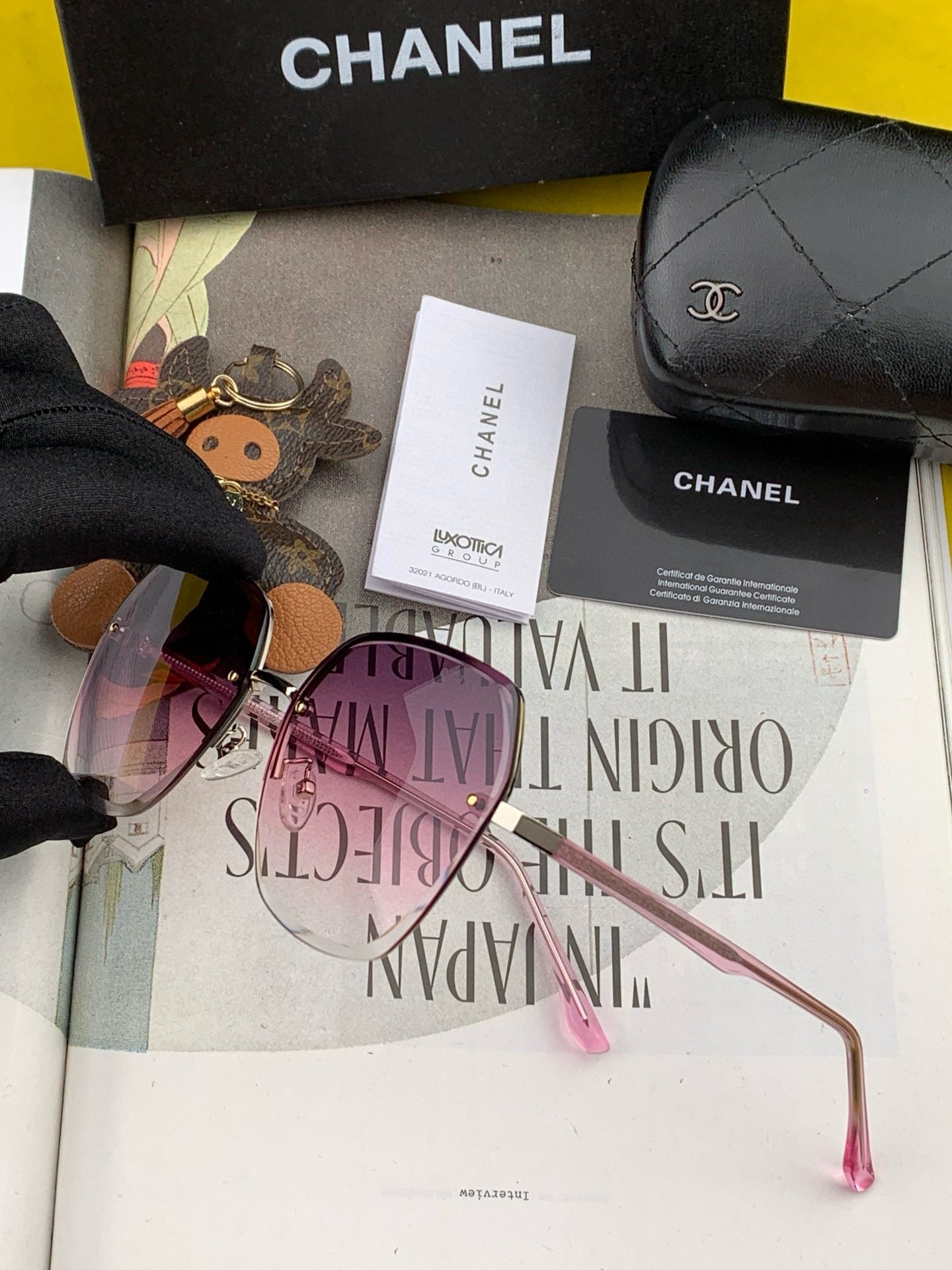 CHANEL SQUARE SUNGLASSES CH0922 IN METAL