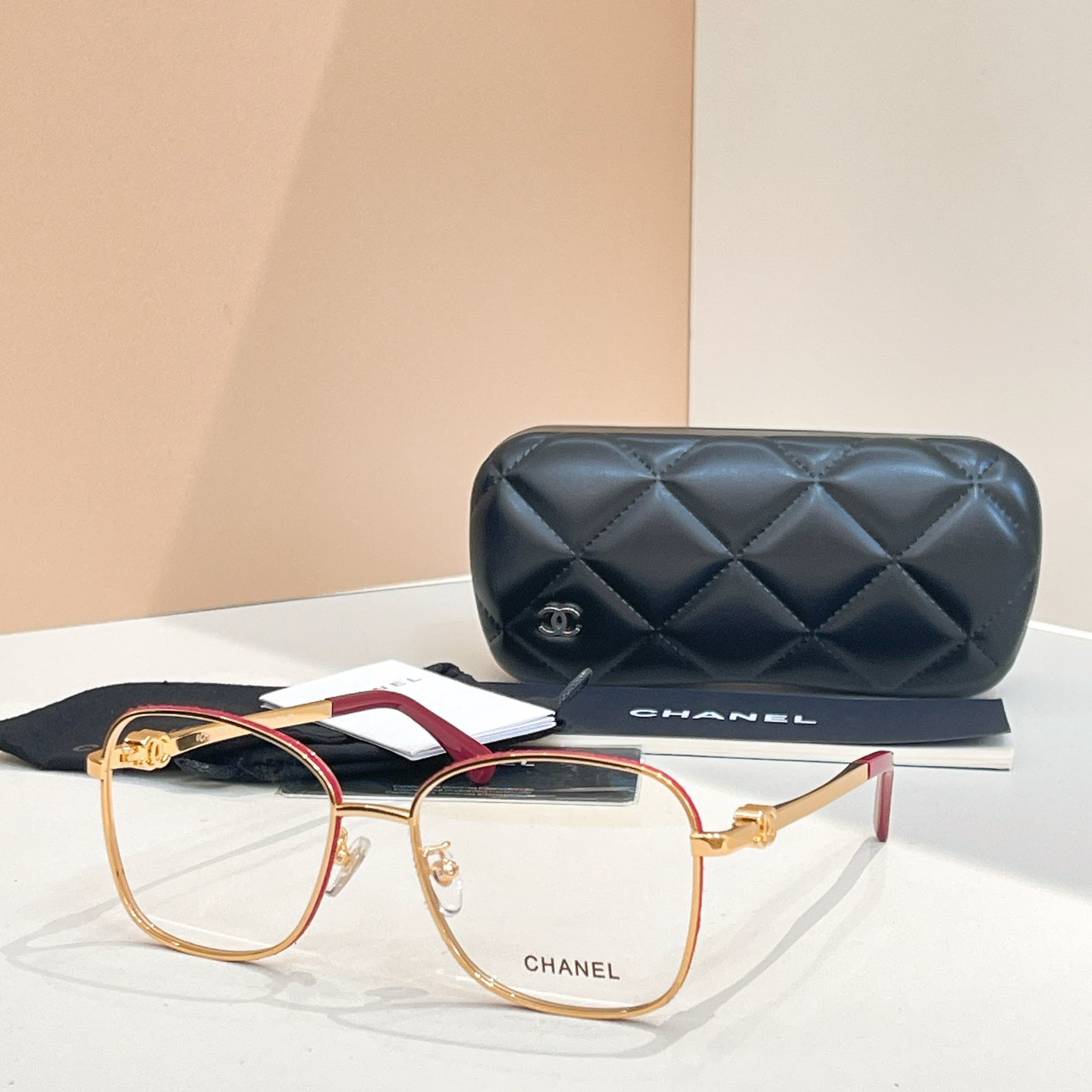 CHANEL SQUARE SUNGLASSES CH4289Q IN METAL