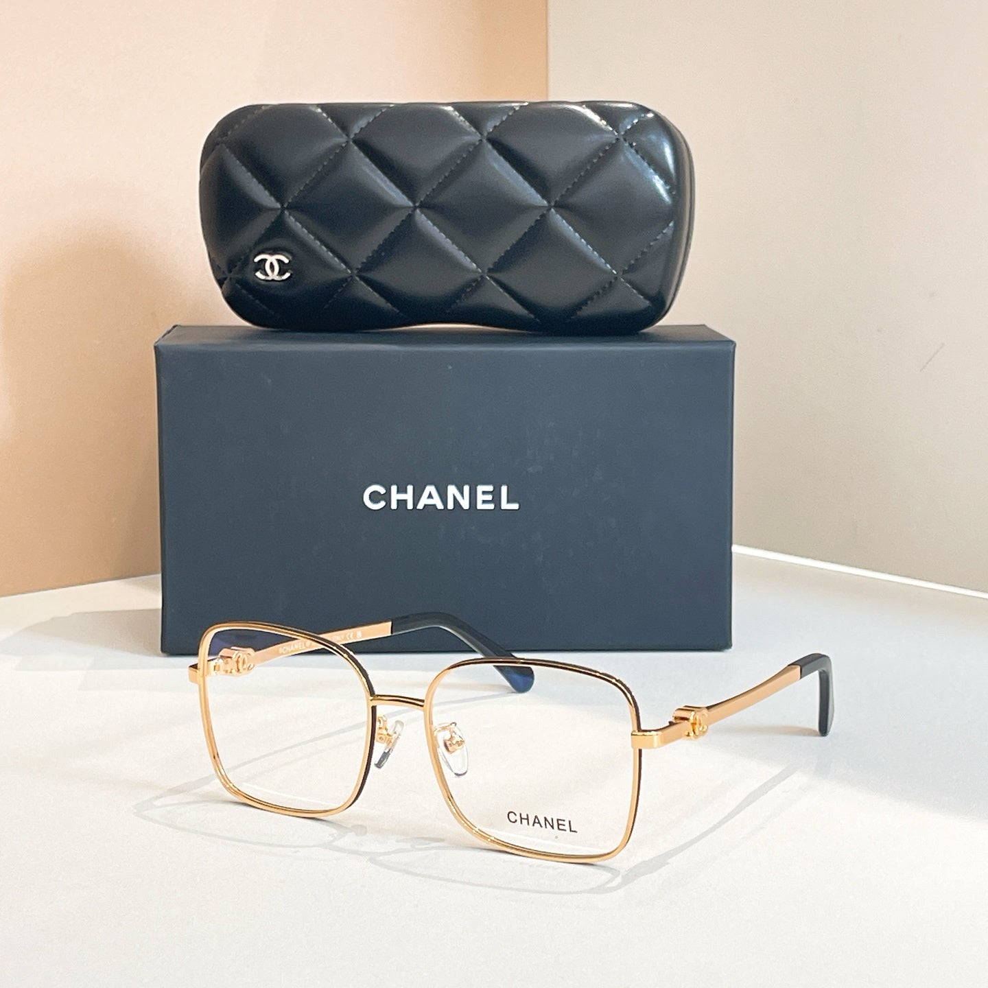 CHANEL RECTANGULAR SUNGLASSES CH2219 IN METAL