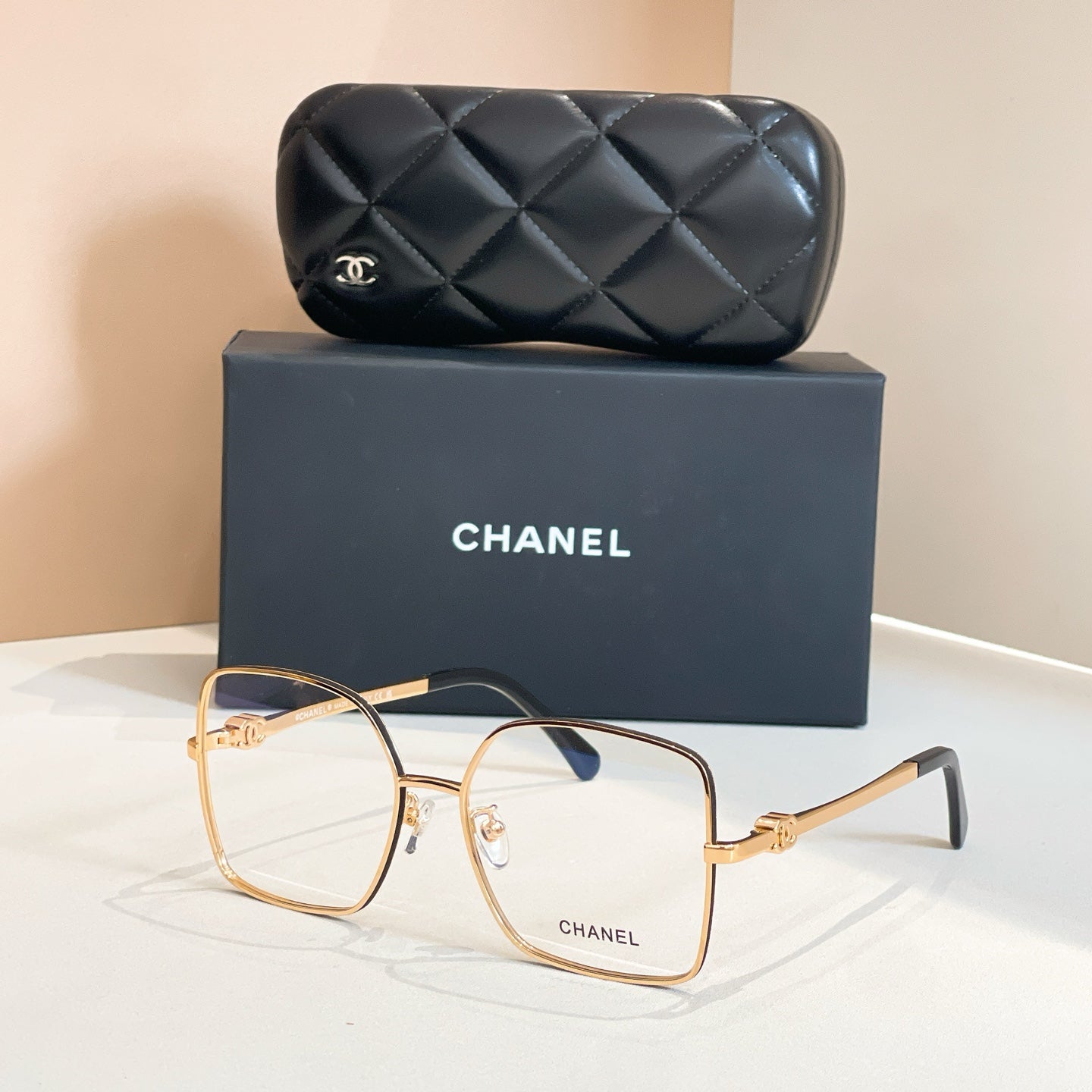 CHANEL SQUARE SUNGLASSES CH4288Q IN METAL
