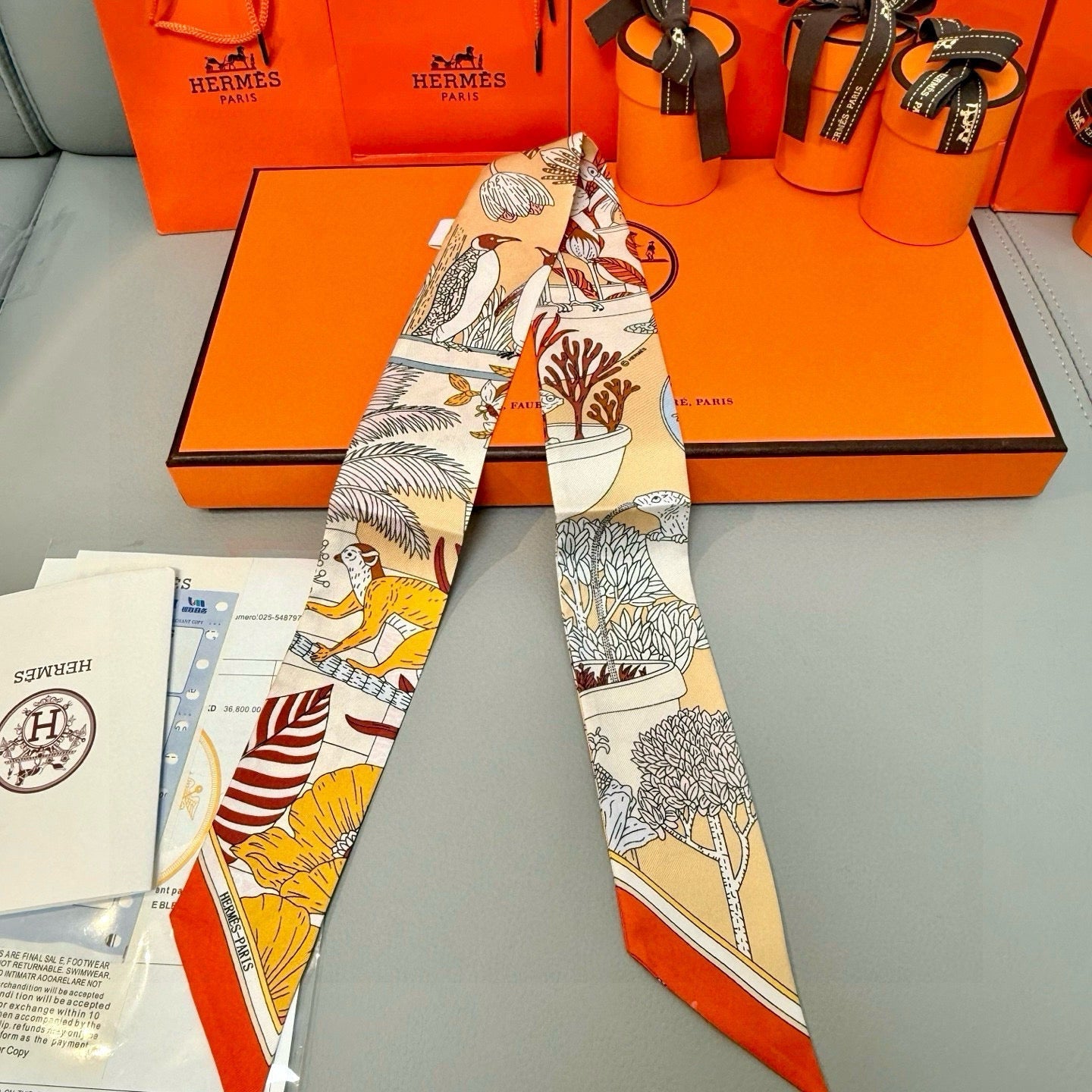 HERMES PRECIOUS PARADISE TWILLY IN MULTICOLOR