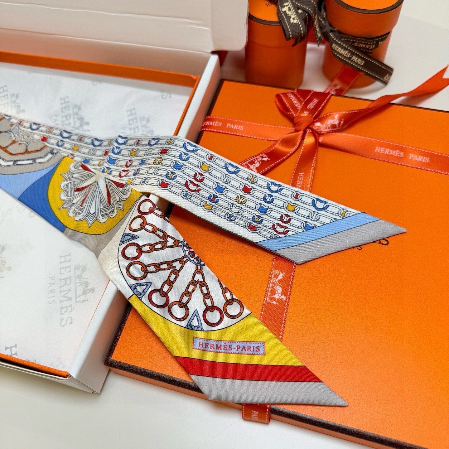 HERMES HERMES 25S SCARF 90 IN SILK 856724