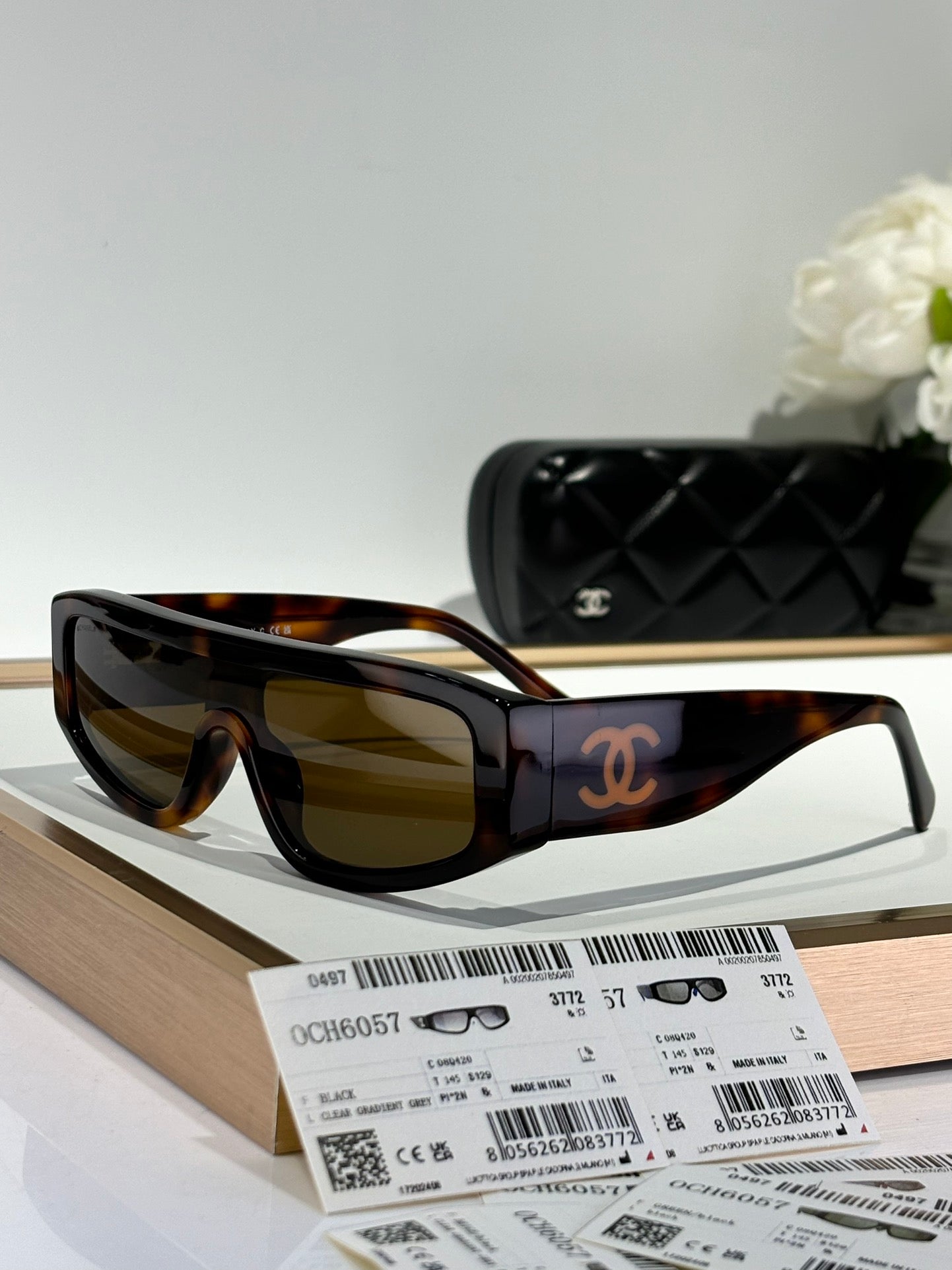 CHANEL BUTTERFLY SUNGLASSES CH6057 IN ACETATE