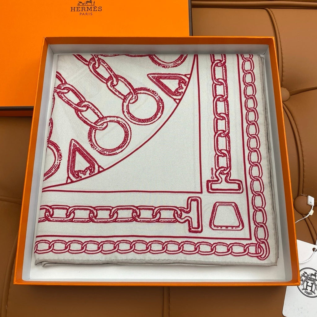 HERMES HERMES 25S SCARF 90 IN SILK 703665
