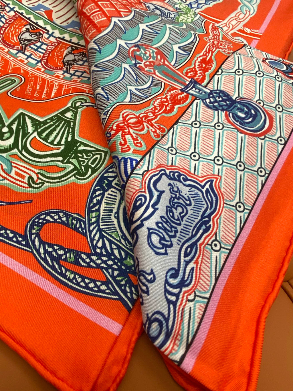 HERMES HERMES 25S SCARF 90 IN SILK 703684
