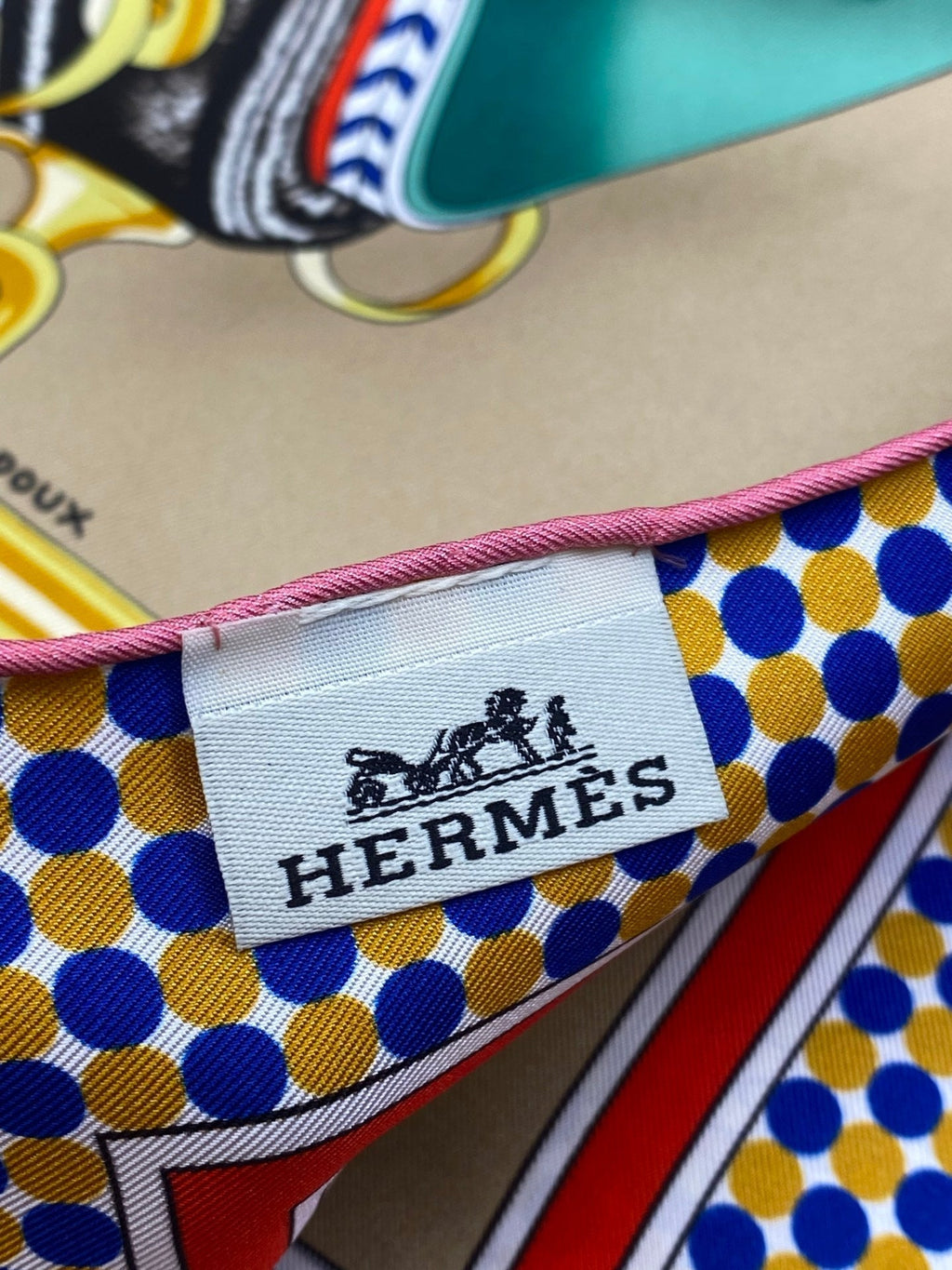HERMES HERMES 25S SCARF 90 IN SILK 709678