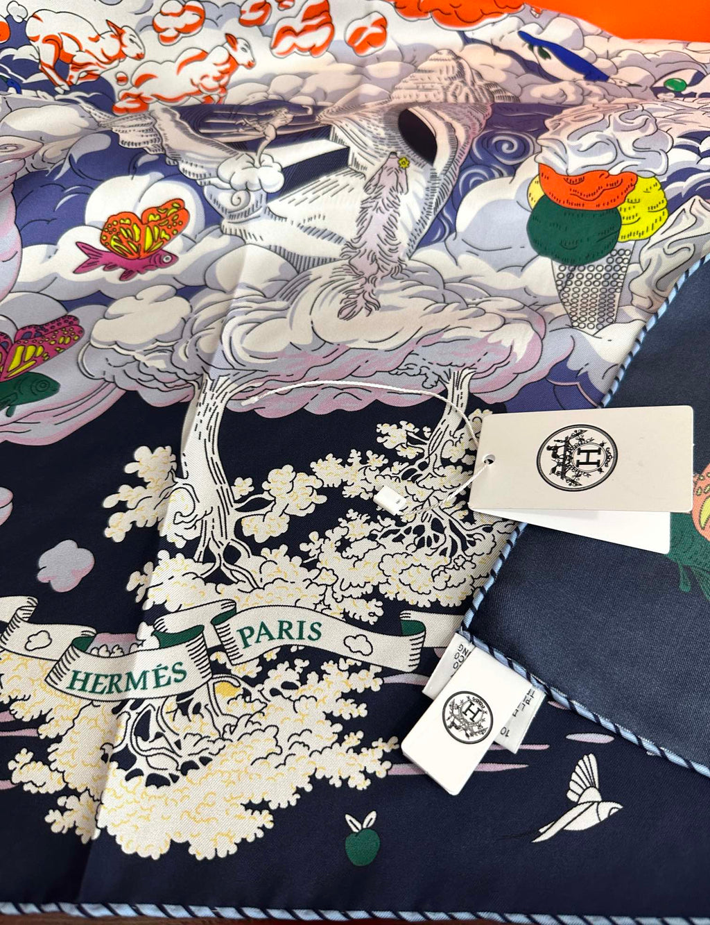HERMES HERMES 25S SCARF 90 IN SILK 724701